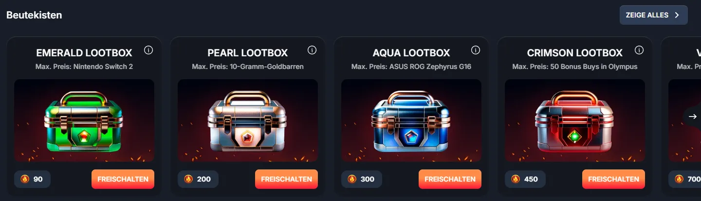 Spielbibliothek: über 3.000 Titel und 80+ Provider geprüft