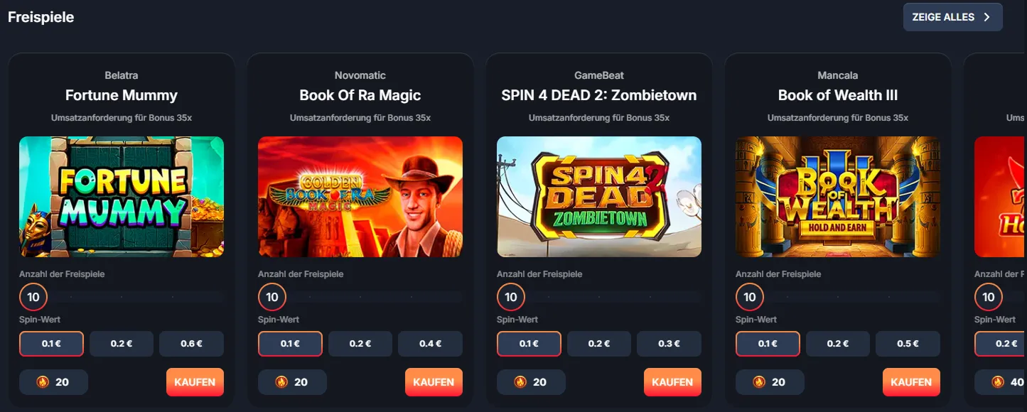 Welcome-Pack im Detail: 125% bis 600€ mit 40x Wagering
